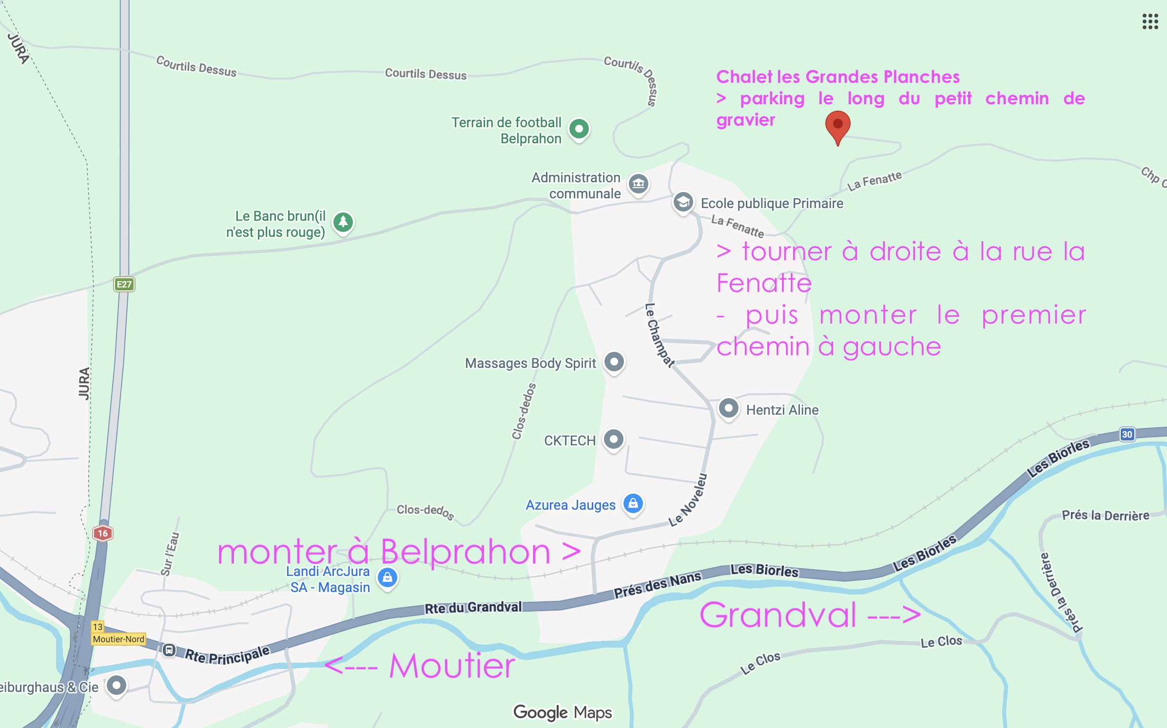 carte de Belprahon